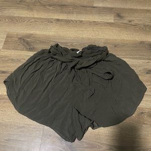 Army Green Dress Shorts